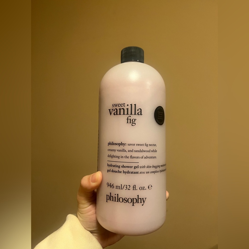 PHILOSOPHY ~ SWEET VANILLA FIG HYDRATING SHOWER GEL ~ 32 OZ